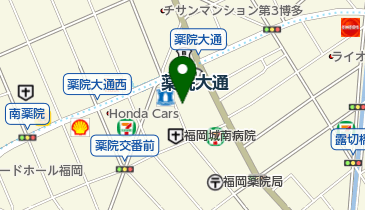 薬院こどもの友クリニックの地図画像