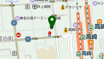 東京青山クリニック高崎院の地図画像