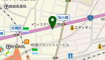 京橋さくらクリニックの地図画像