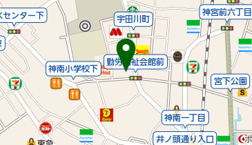仁愛内科の地図画像