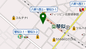 ともこレディースクリニックの地図画像
