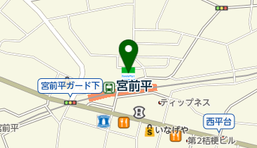 クリニックのびのびキッズピアの地図画像
