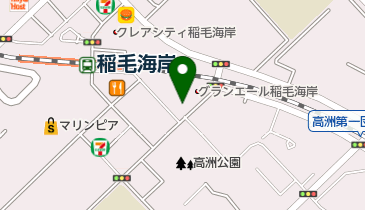 高洲公園心療医院の地図画像