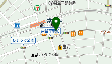 若葉ファミリー 常盤平駅前内科クリニックの地図画像