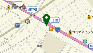 16号整形外科の地図画像