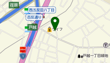 ライフ大崎まるま整形外科の地図画像