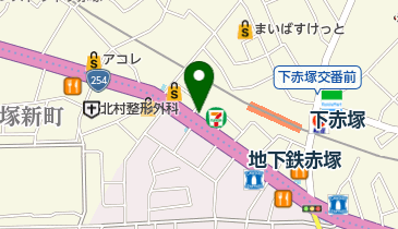 赤塚幸クリニックの地図画像