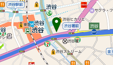 渋谷皮フ科医院の地図画像
