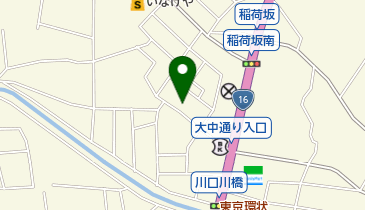 中野山王皮膚科クリニックの地図画像