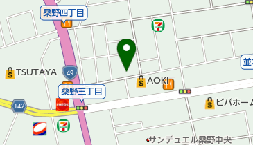 西田皮膚クリニックの地図画像