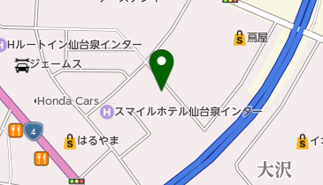 仙台北部整形外科の地図画像