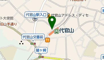 代官山メンタルクリニックの地図画像