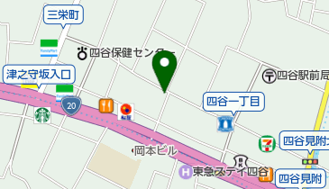 よつや三栄通りメンタルクリニックの地図画像