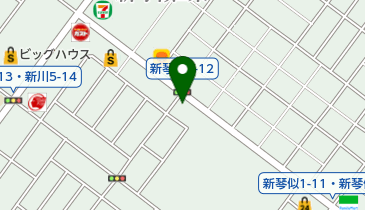 新琴似皮膚科スキンケアクリニックの地図画像