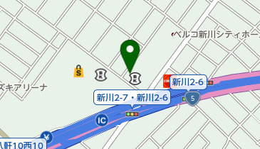 新川ファミリエ内科の地図画像