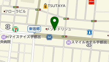 東京ノーストクリニック 宇都宮院の地図画像
