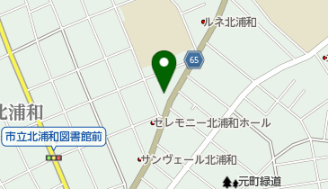 北浦和整形外科内科の地図画像
