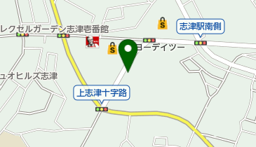 角田皮膚科の地図画像