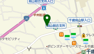 世田谷区医師会付属烏山診療所の地図画像