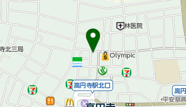 高円寺すずきクリニックの地図画像