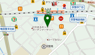明日佳クリニック荻窪の地図画像