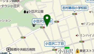 小豆沢耳鼻科クリニックの地図画像