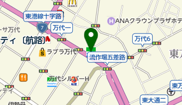 万代内科クリニックの地図画像
