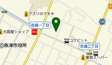 かごうら皮ふ科クリニックの地図画像