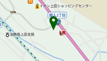 ハートクリニック上田の地図画像