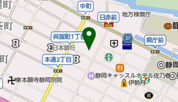 呉服町土屋内科の地図画像