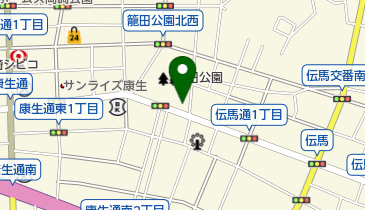 かごた公園メンタルクリニックの地図画像