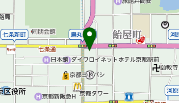 京都駅前メンタルクリニックの地図画像