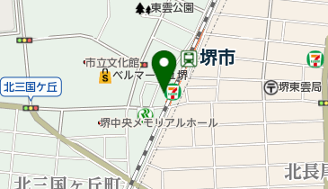 おおはし皮ふ科の地図画像
