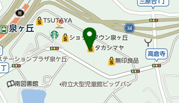 松下皮フ科クリニックの地図画像