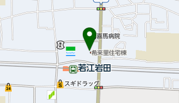 尾崎医院内科の地図画像