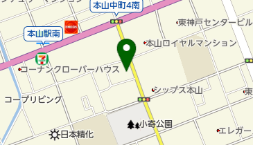 はんやく皮フ科クリニックの地図画像