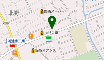 山川内科の地図画像