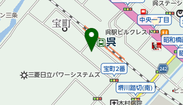 呉整形外科クリニックの地図画像