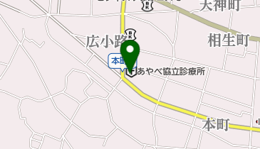 あやべ協立診療所の地図画像