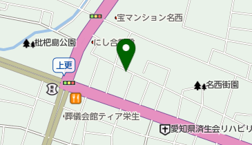 川津呼吸器・内科の地図画像