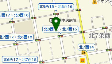 桑園整形外科の地図画像