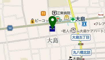 大島耳鼻咽喉科・アレルギー科の地図画像