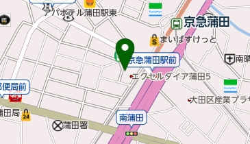 蒲田医師会診療所の地図画像