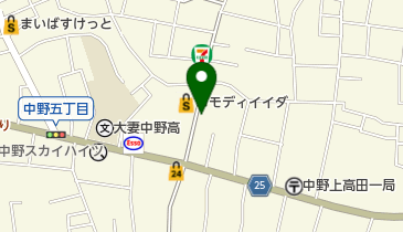 中野の森クリニックの地図画像