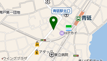青戸駅前眼科の地図画像