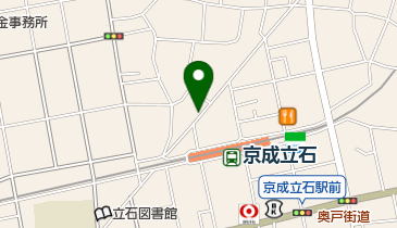 立石おしだ眼科の地図画像