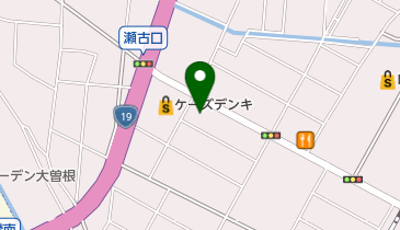 守山内科の地図画像