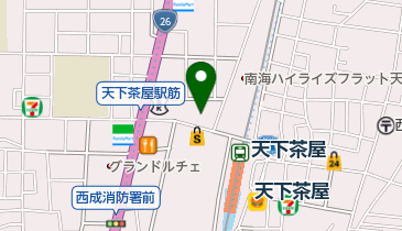 天下茶屋内科クリニックの地図画像