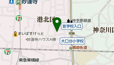 なのクリニックの地図画像