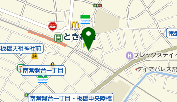 常盤台らいおん整形外科の地図画像